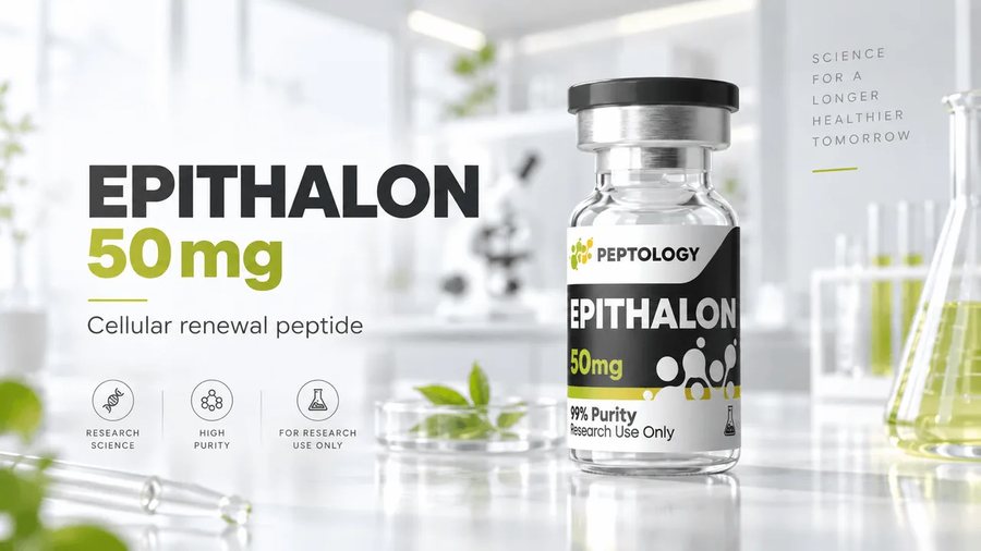 Epithalon 50 mg: τελομεράση, κυτταρική ανανέωση και βιολογικό ρολόι