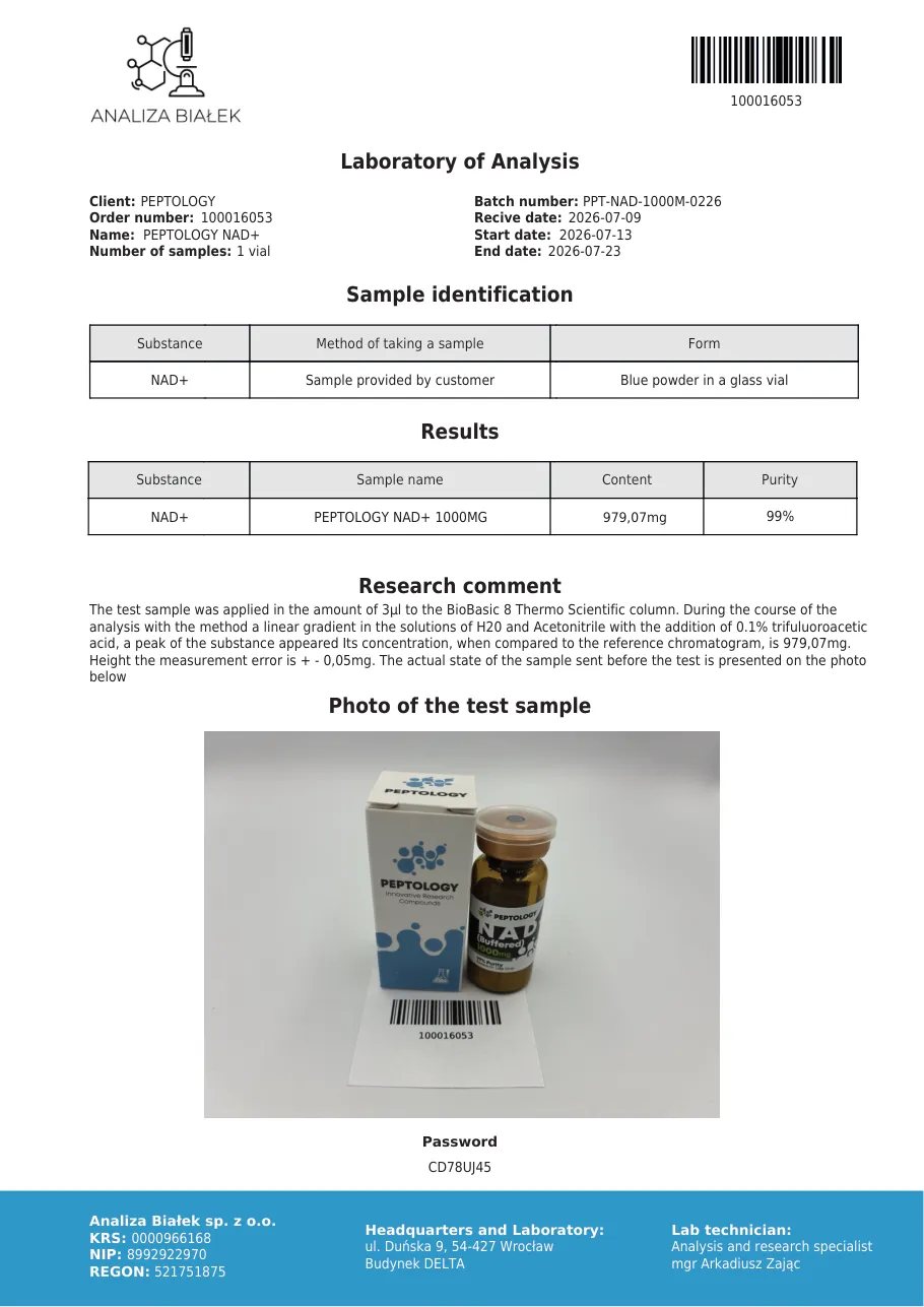 NAD+ 1000 mg – συνένζυμο NAD – εικόνα 3