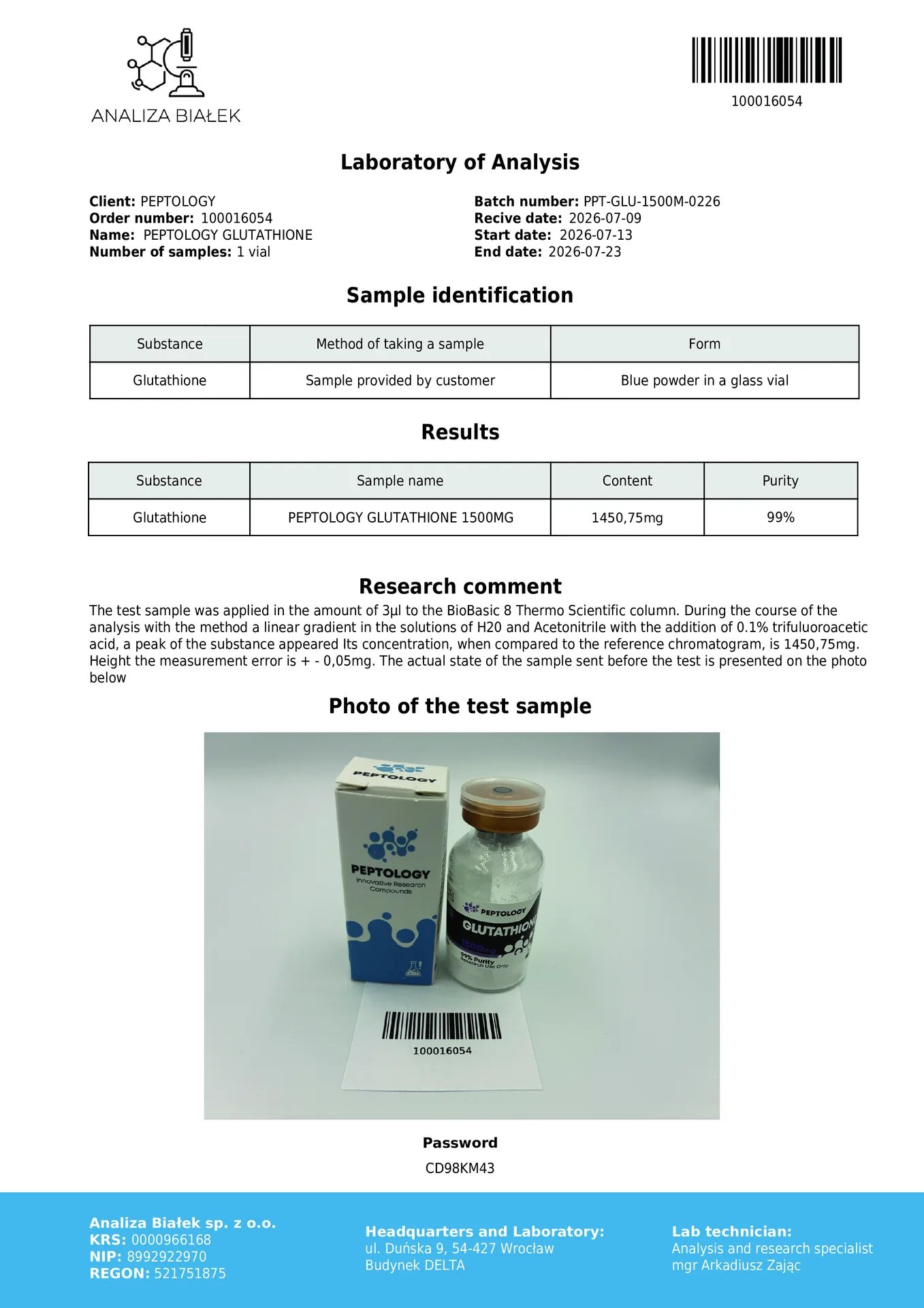 Γλουταθειόνη (Glutathione) 1500 mg – εικόνα 2